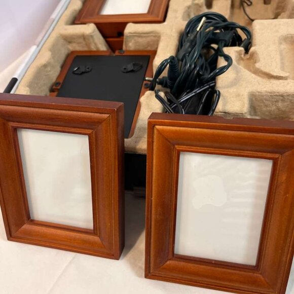 Polaroid Photo Frame String LED Lightboxes Warm Cinnamon Wood - NEW - Picture 7 of 8